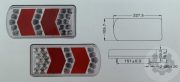 Фонарь задний светодиодный TRS 006 R/L