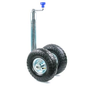 Опорное пневматическое колесо Ø48мм  TWIN 020212