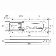 P146.2 Бортовой замок врезной