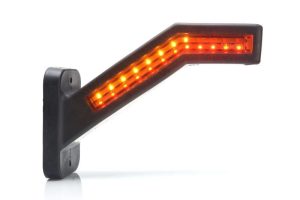 ПОЛЬСКИЙ ГАБАРИТНЫЙ БОКОВОЙ ФОНАРЬ РОГ СТОП СИГНАЛОМ И С БЕГУЩИМ, ДИНАМИЧЕСКИМ ПОВОРОТНИКОМ WAS 1347P W168.8DD