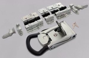 F15.2 Штанговый замок с рукояткой PUSH 2 d27 из нержавеющей стали