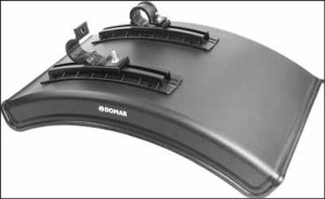 Полукрыло 670x145x670 (Ø=1260) пластиковое с комплектом крепежа Ø=42 DOMAR 2030