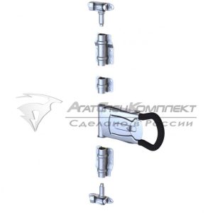F17.2 Zn Штанговый замок с рукояткой PUSH 2 d22 оцинкованный