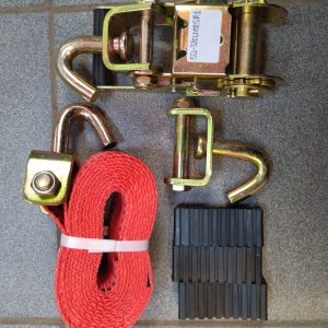 Ремень для автовозов 35мм, 3м, 3т с резиновыми накладками 35-3/3B01SP1