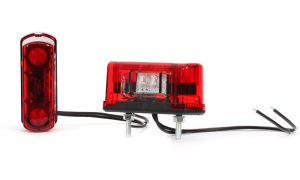 25 W08 Led Фонарь освещения номерного знака с дополнительным габаритом, Польша