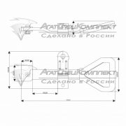 F22 SS Рукоятка Delta из нержавеющей стали