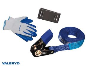 Комплект стяжного ремня 25 мм дл.5 м   перчатки  2 протектора  800 кг 6600001