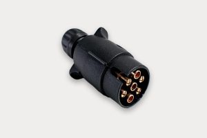 Вилка 7 PIN пластмассовая, 12В.