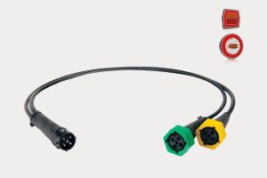 Провод для подключения фонарей в версии BAJONET (вариант 1+1).