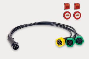 Провод для подключения фонарей в версии BAJONET (вариант 2+1).