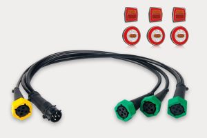 Провод для подключения фонарей в версии BAJONET (вариант 3+1).